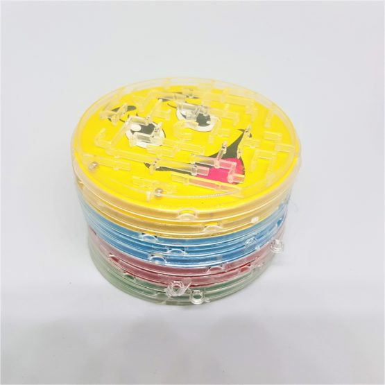 10x Round smiley maze game - Image 2