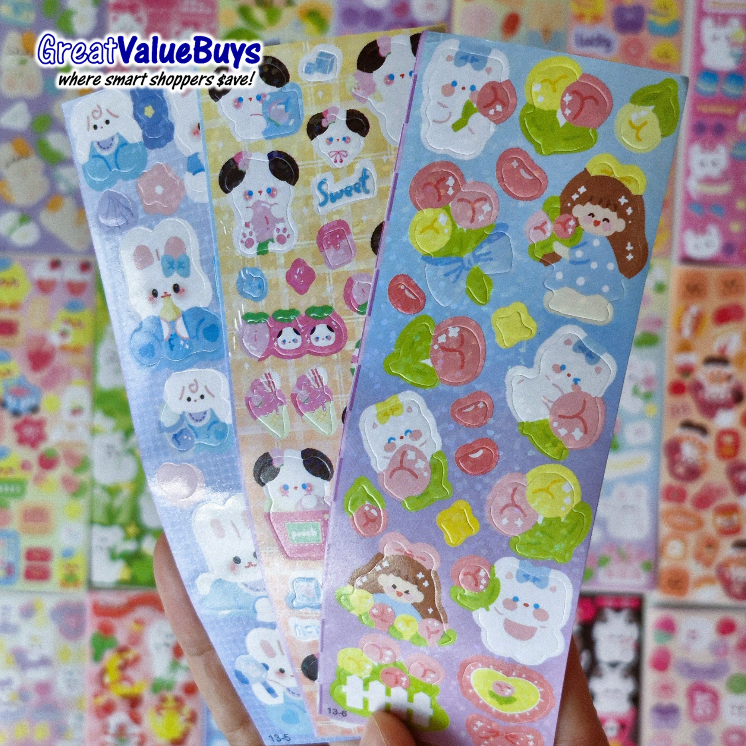 KID241 Shimmery Stickers main logo