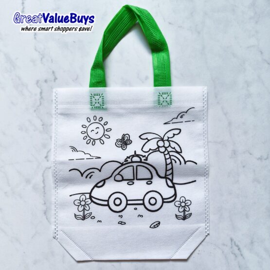10x Recycle Reusable Bag DIY Colouring Bag - Image 4