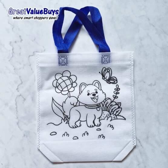 10x Recycle Reusable Bag DIY Colouring Bag - Image 5