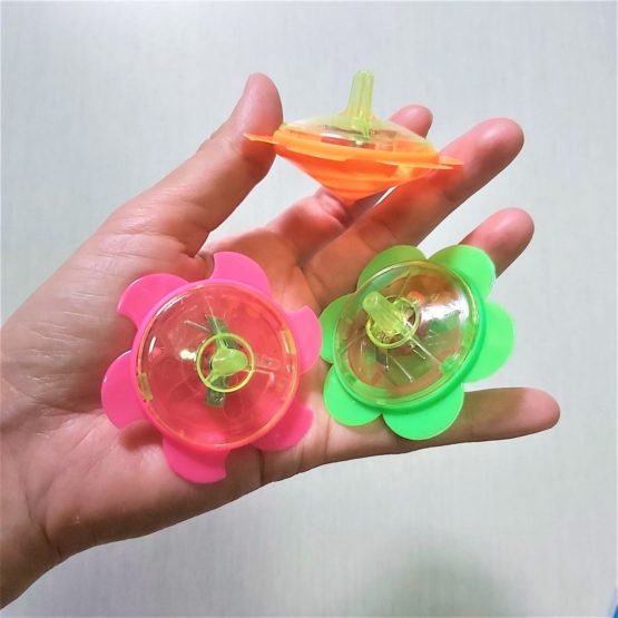 10x Light Up Spinning Top Spinner - Image 2