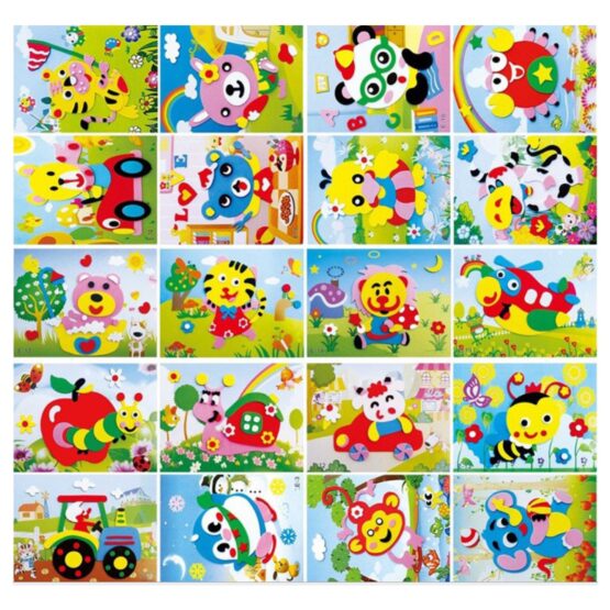 10x EVA Foam Art and Craft Activity Kit - Image 2