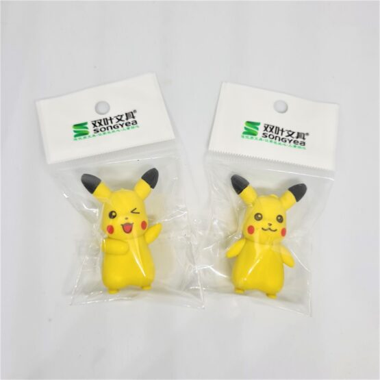 10x Pokemon Pikachu Eraser Pencil Topper - Image 4