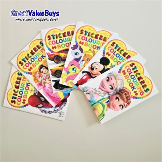 A5 colouring book stickers stationery children goody goodies gift