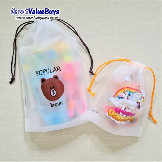 10x Waterproof Drawstring Gift Bag