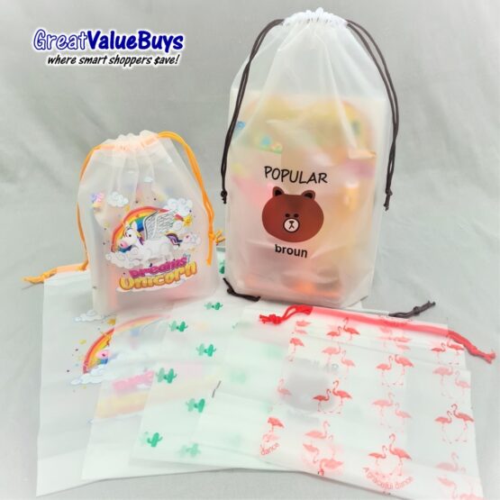 10x Waterproof Drawstring Gift Bag - Image 2