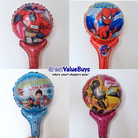 10x Handheld Foil Balloons - Image 3