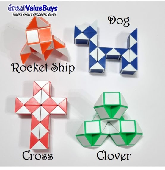 10x 25cm Magic Ruler Rubik Snake 24 - Image 3