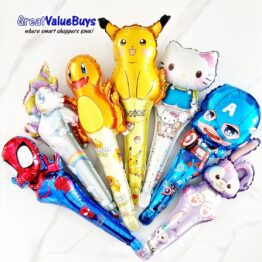 10x Handheld Foil Balloons