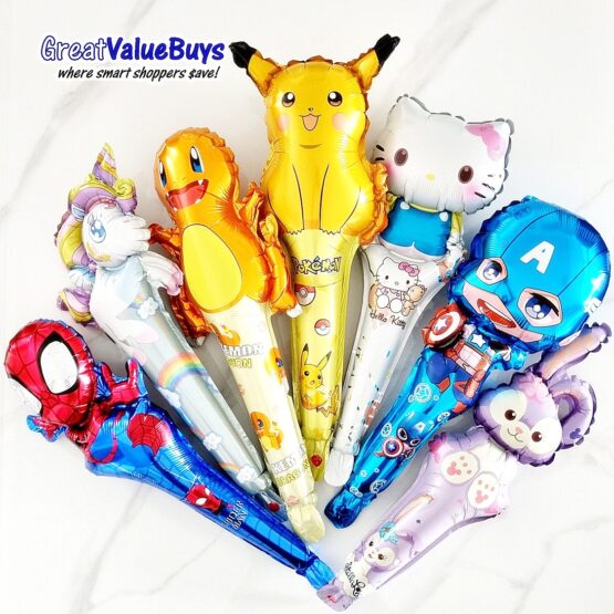 10x Handheld Foil Balloons