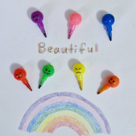 10x 7-colour Crayon - Image 3