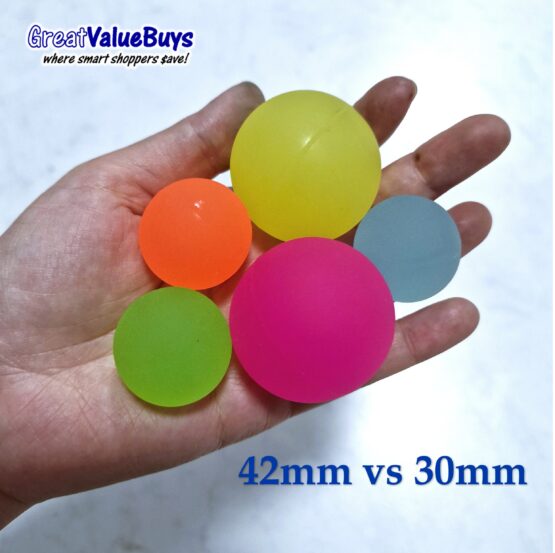 10x Glow Bouncy Balls - Image 5