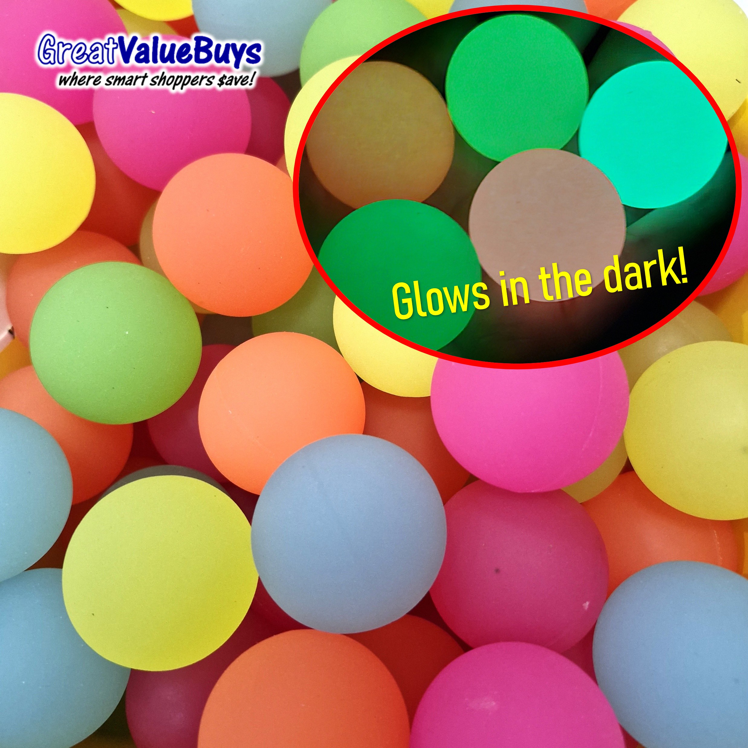 KID244 KID245 KID245 Glow bouncy ball main logo1