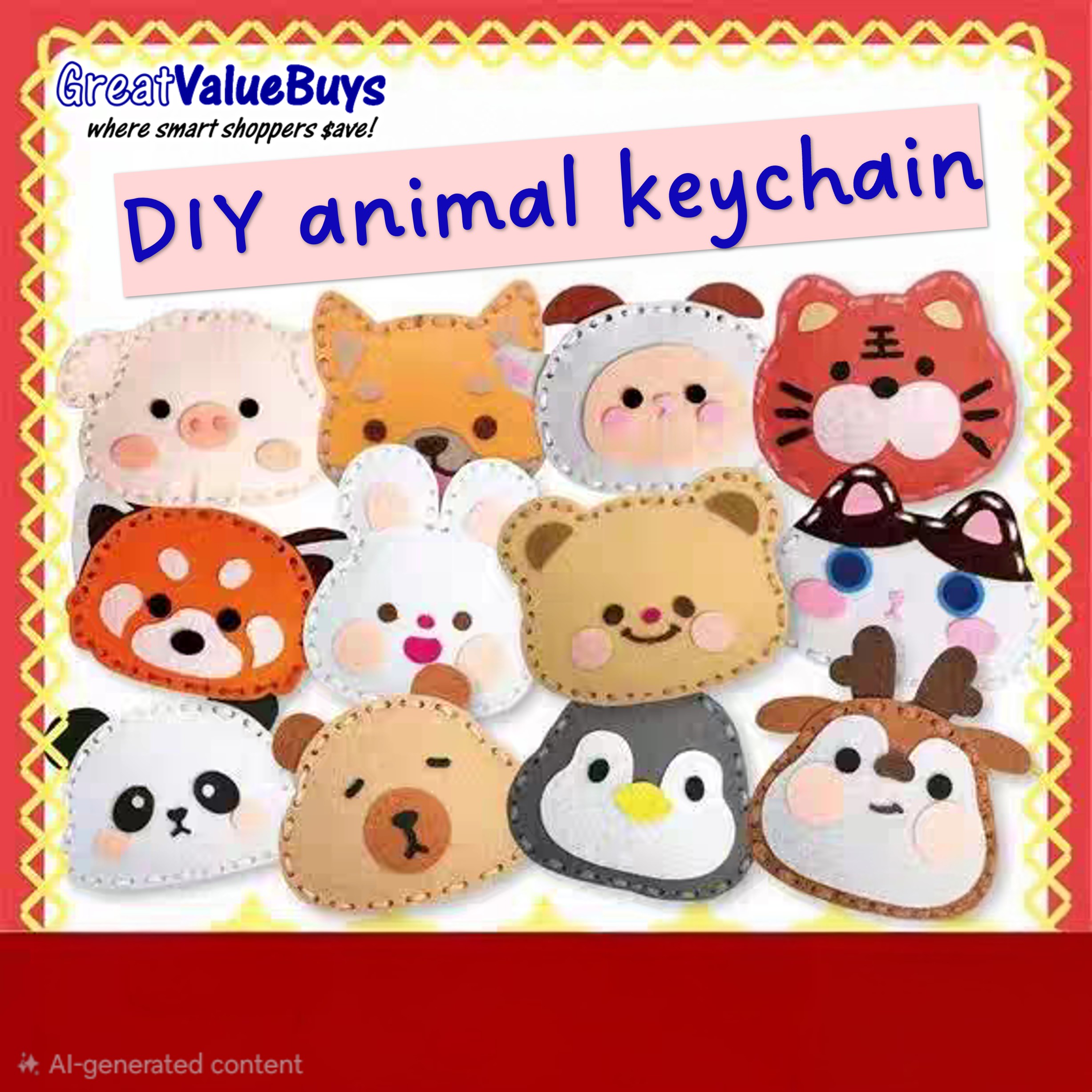 KID259 DIY Sewing Keychain main2 KID259 DIY Sewing Keychain main2